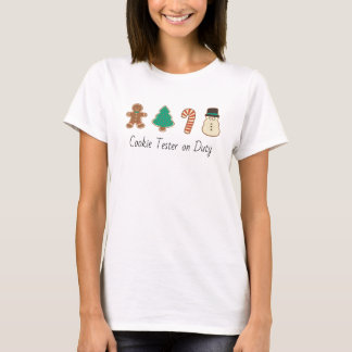 Camiseta Cookie de Natal da Família Correspondente