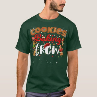 Camiseta Cookie de Natal Fazendo Tripulação Engraçada Famíl