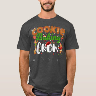 Camiseta Cookie de Natal Fazendo Tripulação Engraçada Famíl