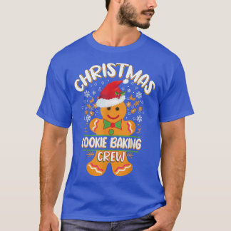 Camiseta Cookie de Natal Fazendo Tripulação Engraçada Papai