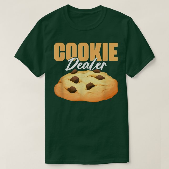 Camiseta Cookie Dealer  Cookie Lover Pastry Baking Cookie B (Frente do Design)