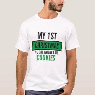 Camiseta Cookie engraçado personalizado 1rua Natal