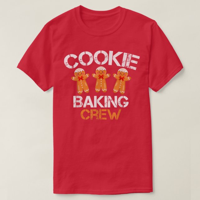 Camiseta Cookie Fazendo Tripulação Engraçada Família de Pij (Frente do Design)