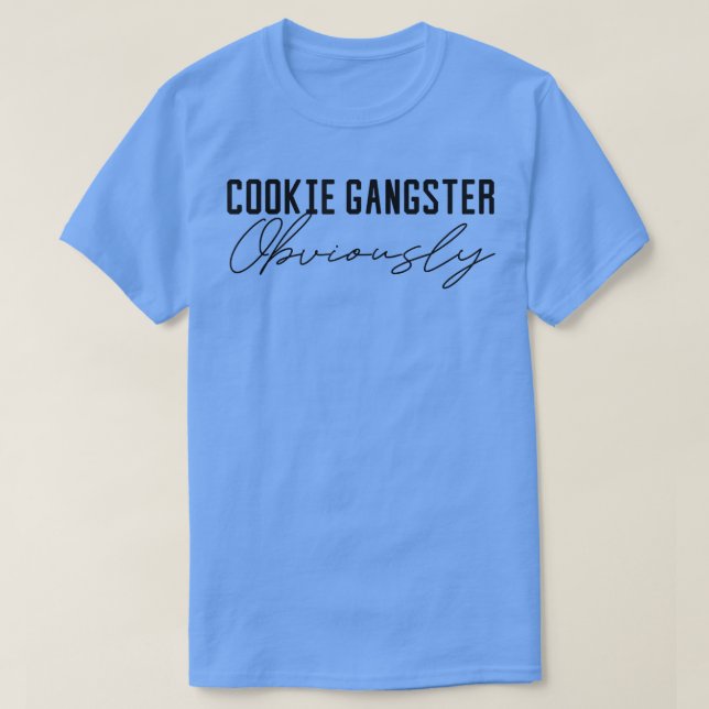 Camiseta Cookie gangsta para panificação de bolachas Engraç (Frente do Design)