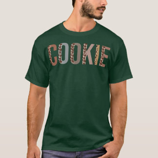 Camiseta Cookie Leopard Imprima mãe Dia de as mães giro Gr