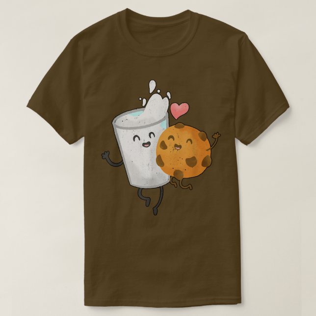 Camiseta Cookie Milk Love Kawaii Kawaii Anime Neko Ramen C (Frente do Design)