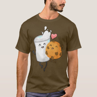 Camiseta Cookie Milk Love Kawaii Kawaii Anime Neko Ramen C