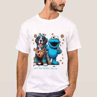 Camiseta Cookie? Minha! Monstro? Também o meu!