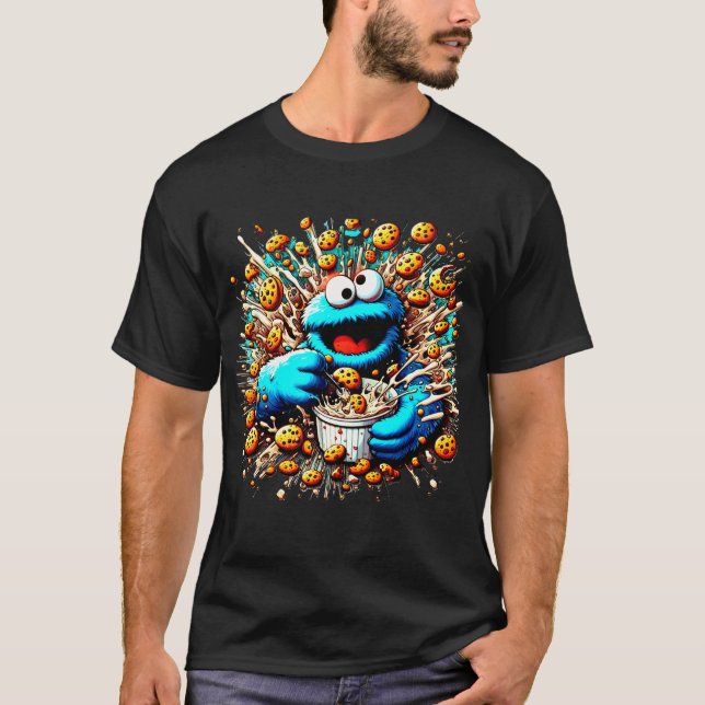 Camiseta Cookie Monster Craze (Frente)