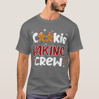 Camiseta Cookie Natal Fazendo Tripulação Engraçada Família