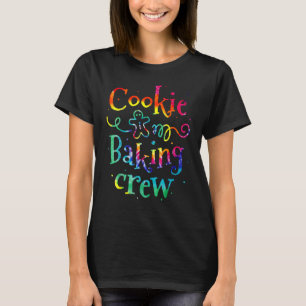Camiseta Cookie Natal Fazendo Tripulação Engraçada Pijamas 