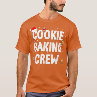 Camiseta Cookie Natal Fazendo Tripulação Feriado cozido Coo