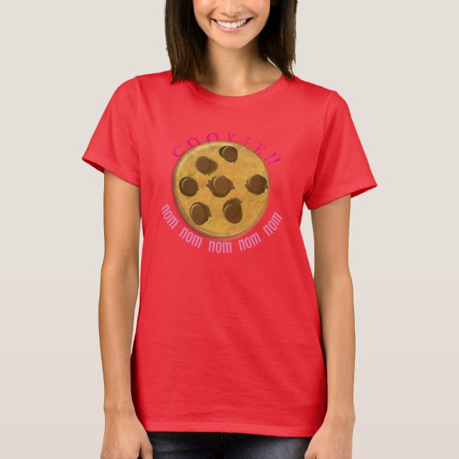 Camiseta Cookie!! Nom Nom Nom (Frente)