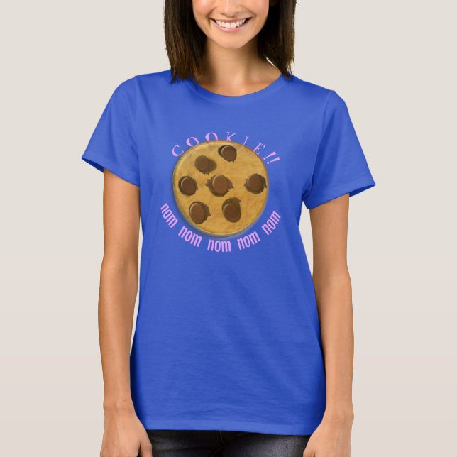 Camiseta Cookie!! Nom Nom Nom (Frente)