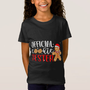 Camiseta Cookie Oficial Tester Gingerbird Man Natal P