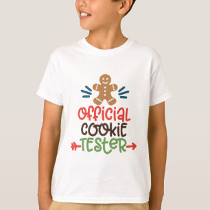 Camiseta Cookie Oficial Tester Holiday Toddler Shirt