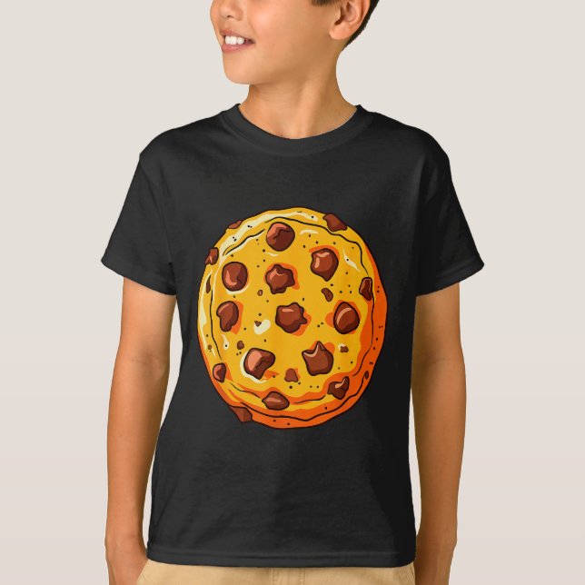 Camiseta Cookie Shirt Men Women Kids Chocolate Chip Cookie  (Frente)