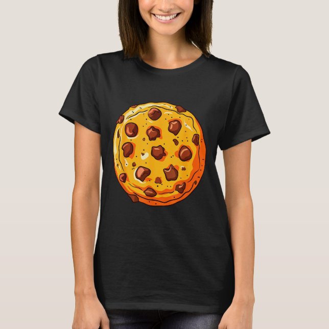 Camiseta Cookie Shirt Men Women Kids Chocolate Chip Cookie  (Frente)
