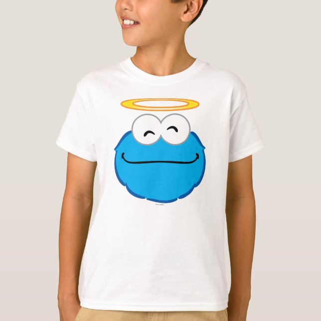 Camiseta Cookie Smiling Face com Halo (Frente)