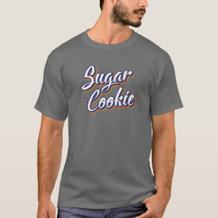 Camiseta Cookie Sugar Baker Tester Retro Dealer Texto Cooki