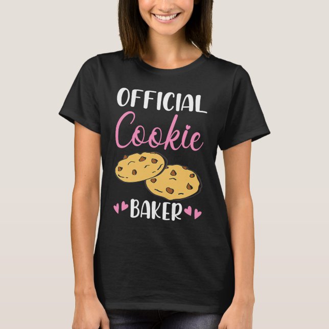 Camiseta Cookie Taster and Baker (Frente)