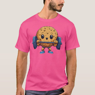 Camiseta Cookie Weightinclusive Barbell Workout Baking Weki