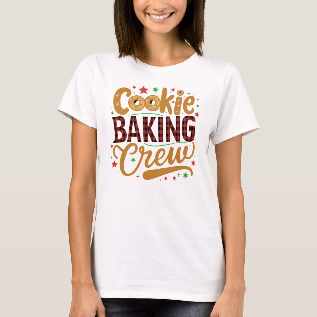 Camiseta Cookies Baking Crew Natal (Frente)