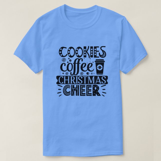 Camiseta Cookies café, natal01 (Frente do Design)