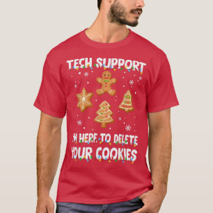 Camiseta Cookies Comem Suporte Técnico a Computador Piada N