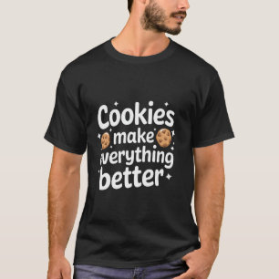 Camiseta Cookies Cookies Melhoram Tudo