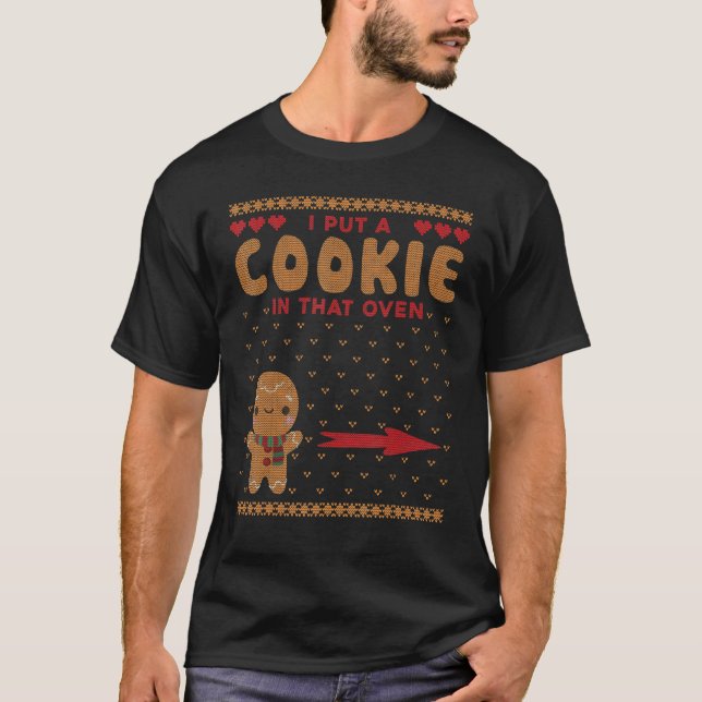 Camiseta Cookies De casal Na Matança De Natal Forte E Feia (Frente)