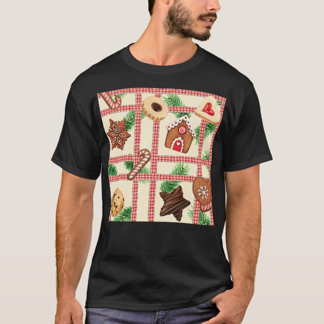 Camiseta Cookies de Natal (Frente)