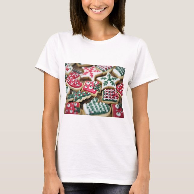 Camiseta Cookies de Natal (Frente)