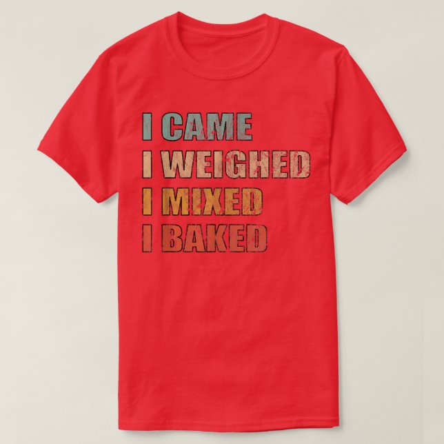 Camiseta Cookies de torta de pão (Frente do Design)