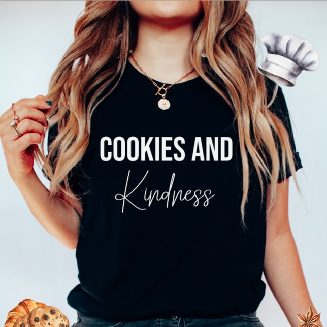 Camiseta Cookies e Kindness T-Shirt (Criador carregado)