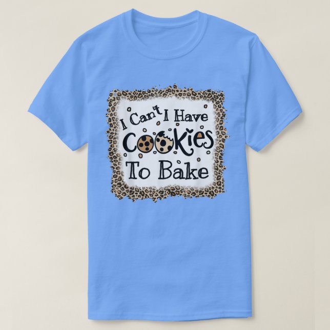 Camiseta Cookies Funny Baking, citação, Cozinhar Legal Baki (Frente do Design)