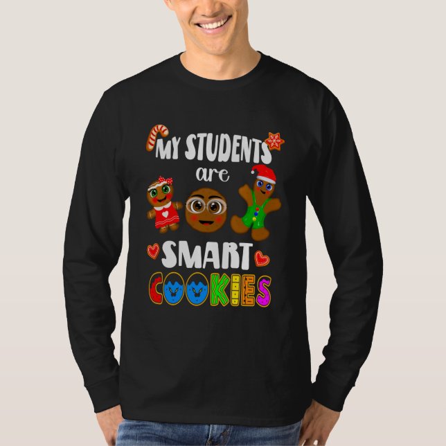 Camiseta Cookies Inteligentes Estudantes, Homem-Pão-Gingeri (Frente)