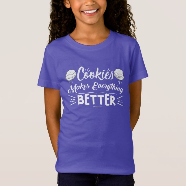 Camiseta Cookies Melhora Tudo, Cookie Day (Frente)
