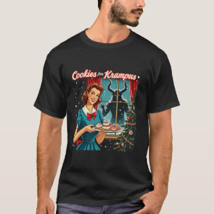 Camiseta Cookies Para Krampus Engraçado Natal Xmas Krampus 