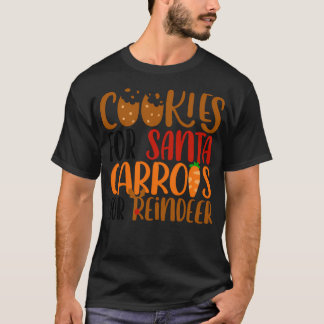 Camiseta Cookies Para Papais noeis E Carrozes Para Renas