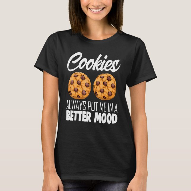 Camiseta Cookies Sempre Me Colocam Em Choco Co (Frente)