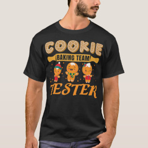 Camiseta Cookies Tester Team Baking Gift Mãe Natal C