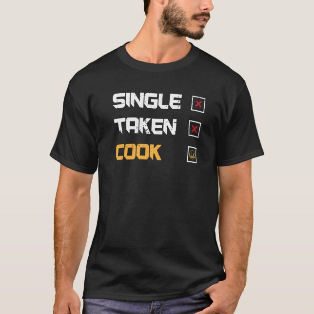 Camiseta Cooking accessoires for men chef equipment single  (Frente)