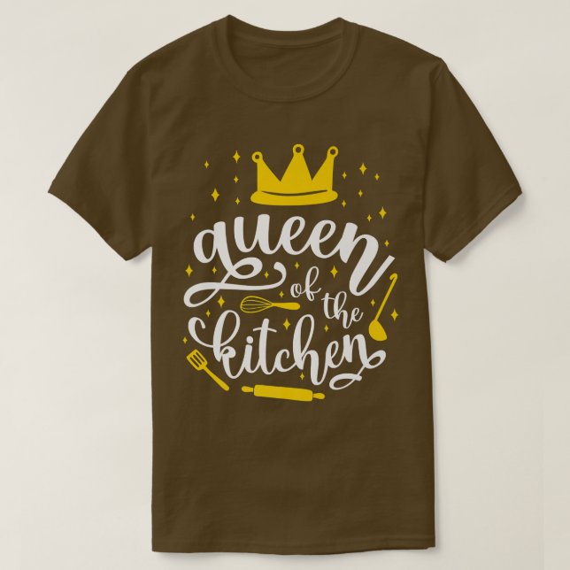Camiseta Cooking Cook Queen Kitchen Chef (Frente do Design)