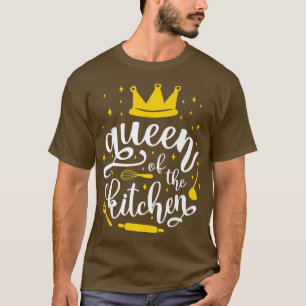 Camiseta Cooking Cook Queen Kitchen Chef