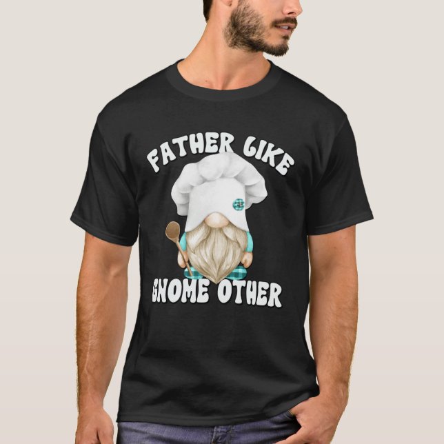 Camiseta Cooking Gnome Graphic For Men  Dad Saying (Frente)
