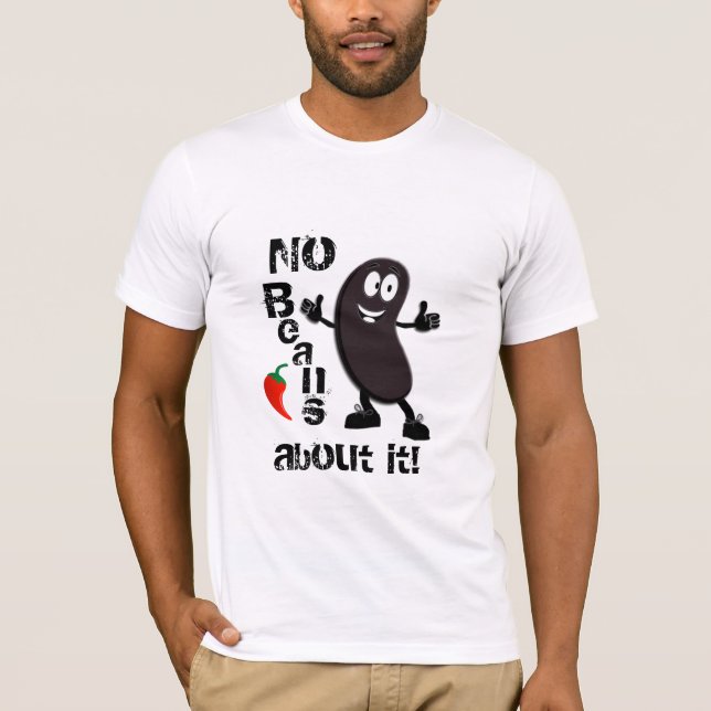 Camiseta Cookoff do pimentão nenhuns feijões sobre ele (Frente)