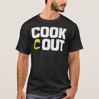 Camiseta Cookout - Textura de giz de vinheta - Branco &amp;