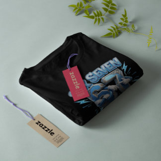 Camiseta Cool 67 Meme Six Seven Blue Cartoon Characters