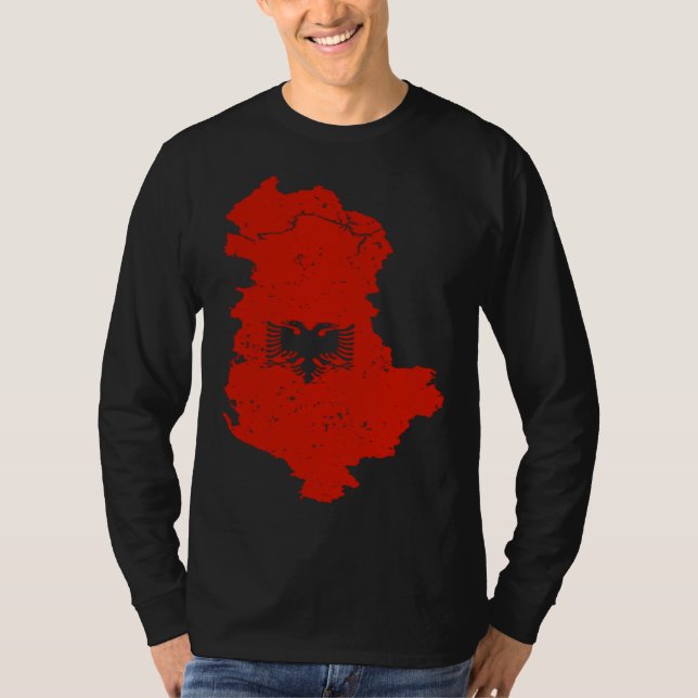 Camiseta Cool Albania Double Head Eagle Shqiponja For Alban (Frente)